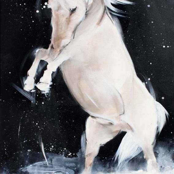 Art horses : horse riding painting