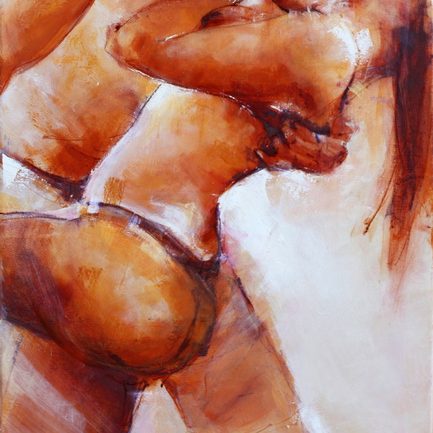 Art Danse Moderne : Couple dansant sensuellement une danse moderne