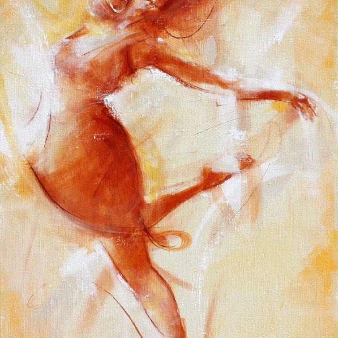 Tableau Art Danse moderne : Peinture sur toile de danse moderne