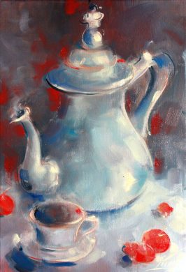 Stage de peinture - huile - nature morte - Usson - Puy de Dôme -Auvergne