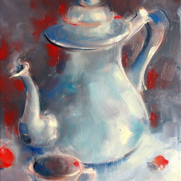 Stage de peinture - huile - nature morte - Usson - Puy de Dôme -Auvergne