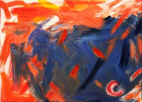 stage de peinture abstraite, réalisation d'un tableau abstrait dans le puy de dôme en auvergne