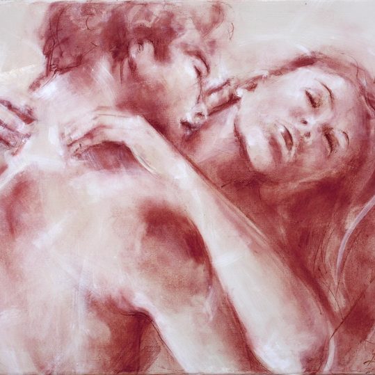 tableau peinture art : la passion et la sensualité d'un couple amoureux