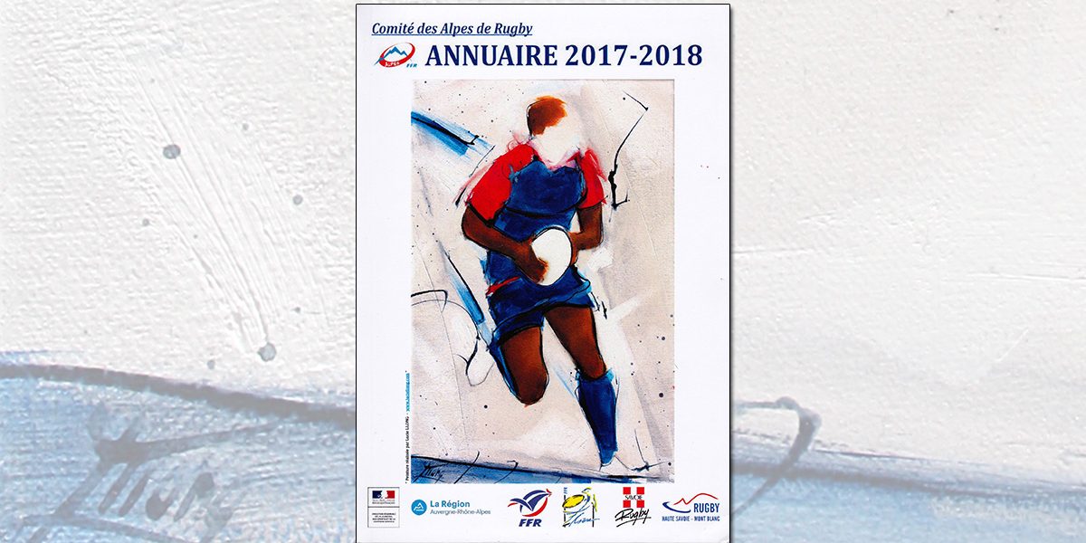 publication FB_annuaire_rugby sport art rugby grenoble FCG comité des alpes presse