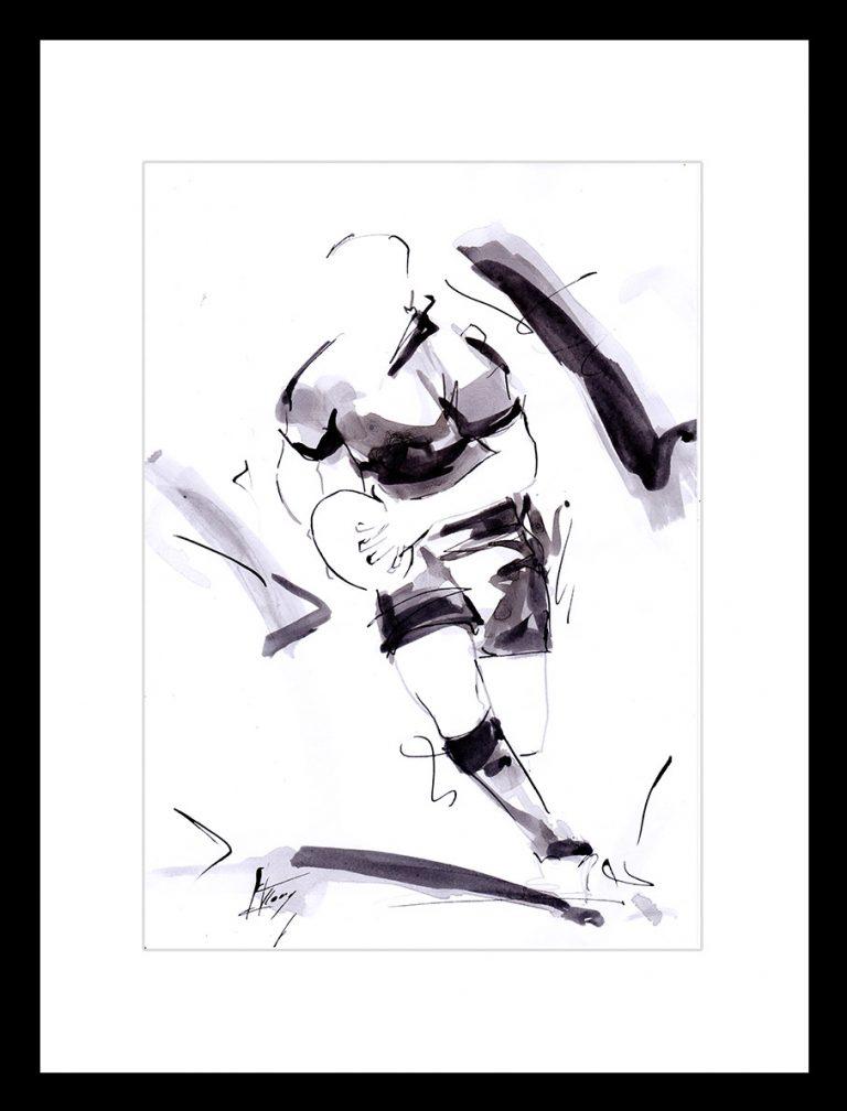 art_peinture_tableau_sport-lavis-encre_rugby_all_blacks