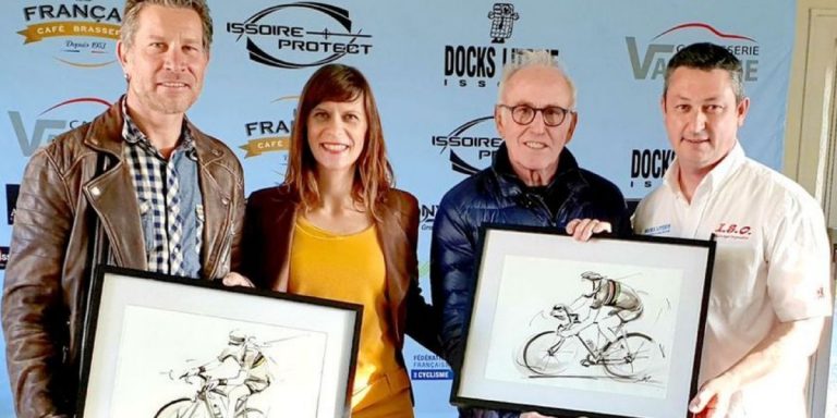 Une peinture pour BROCHARD et ZOETEMELK, champions du monde de cyclisme