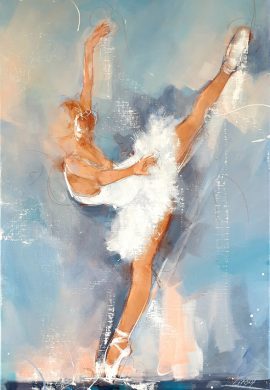 Art | ballet painting | Dance | swan lake inspiration