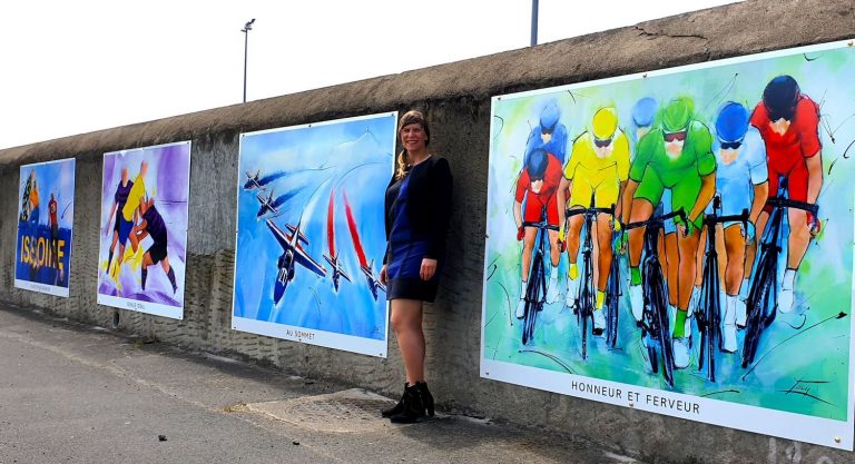 Painting-urban-sport-cyclism-lucie-llong-tour-de-france
