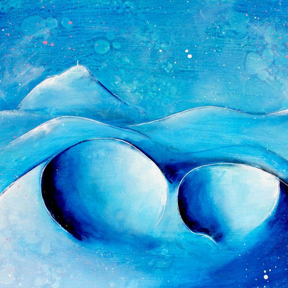 Peinture de paysage auvergnat | tableau du puy de dôme par Lucie LLONG, artiste peintre